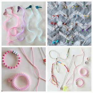 Girls Jewelry | Children's Dress Up Earrings | Toddler Friendship Bracelets